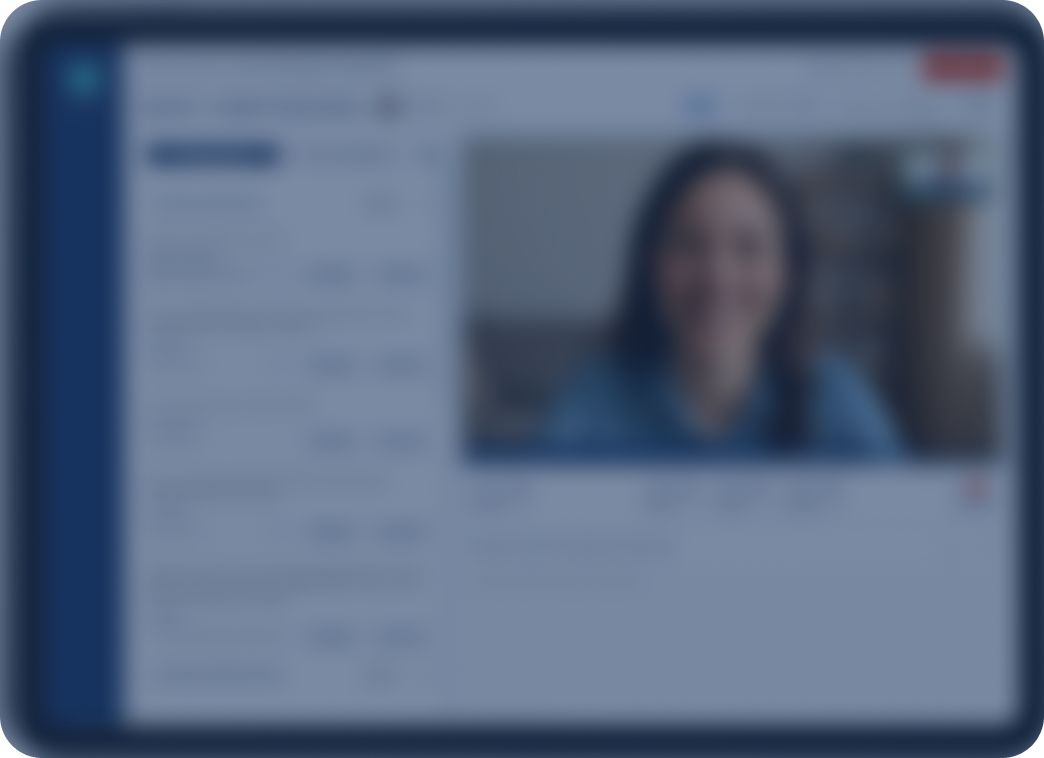 Blurred preview of the Interpreter Portal product